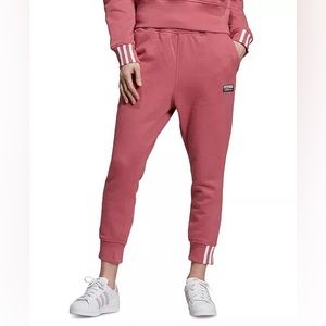 Adidas Originals Dark Pink Joggers (fits xs/s/m)
